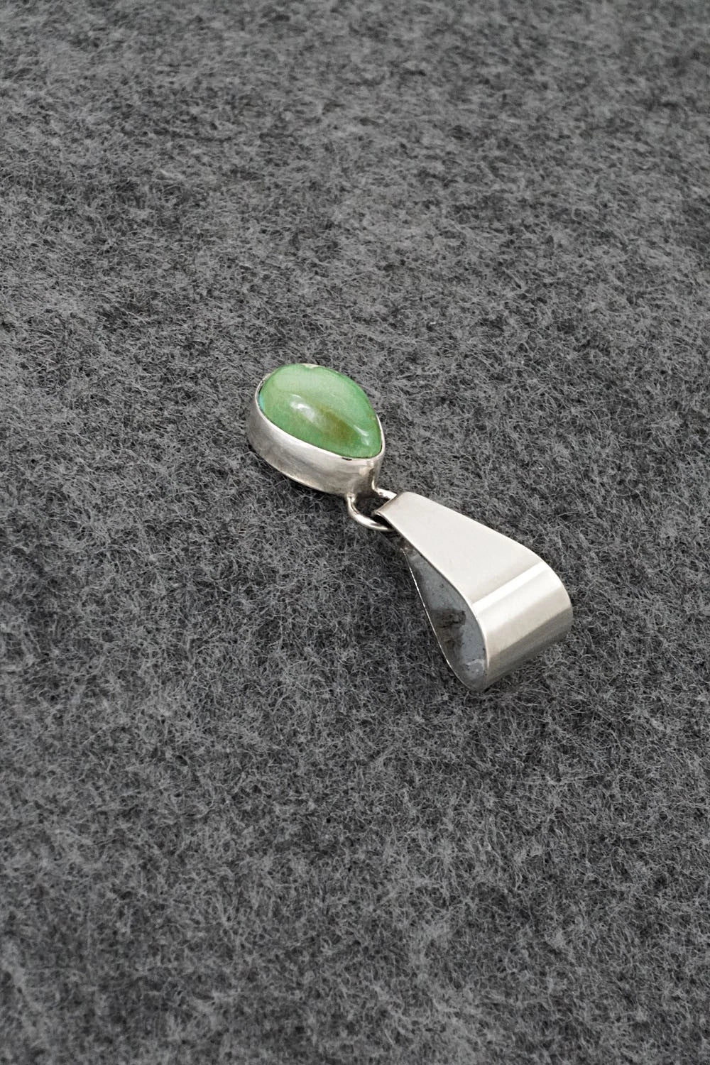 Turquoise & Sterling Silver Pendant - Rosemary Saunders