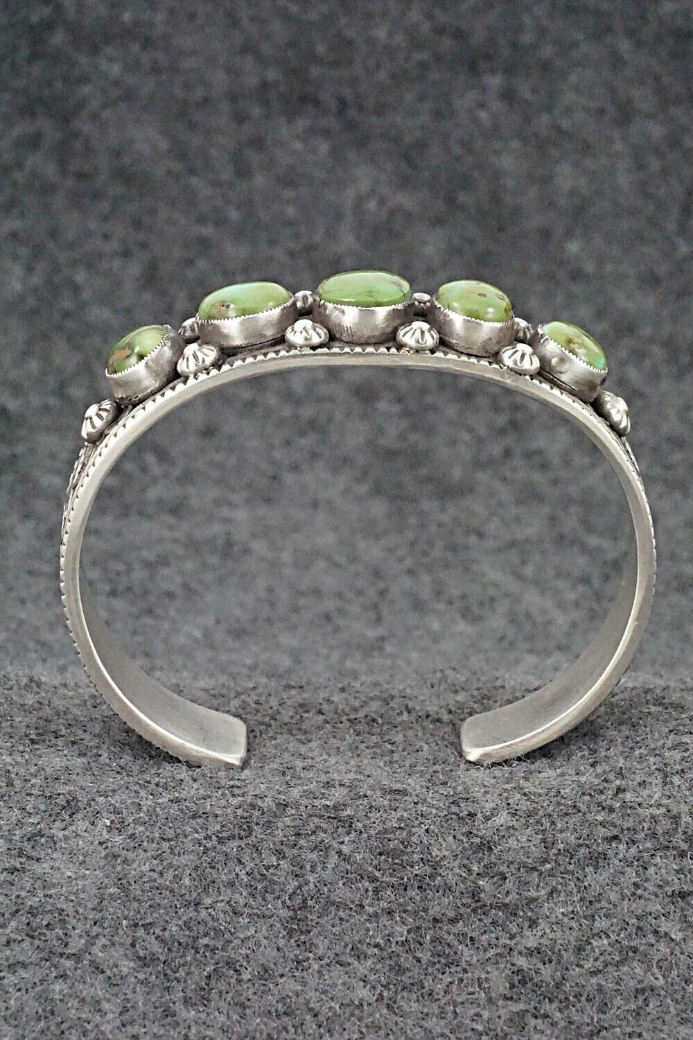 Turquoise and Sterling Silver Bracelet - Calvin Martinez