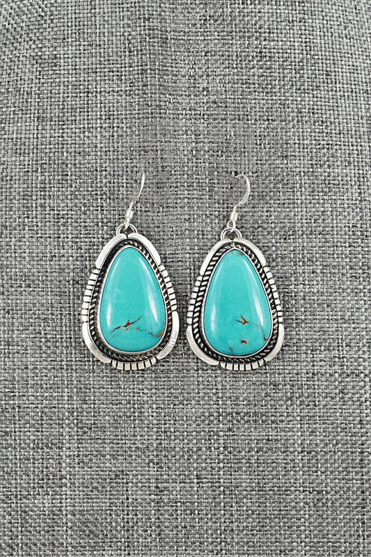 Turquoise & Sterling Silver Earrings - Irene Kee
