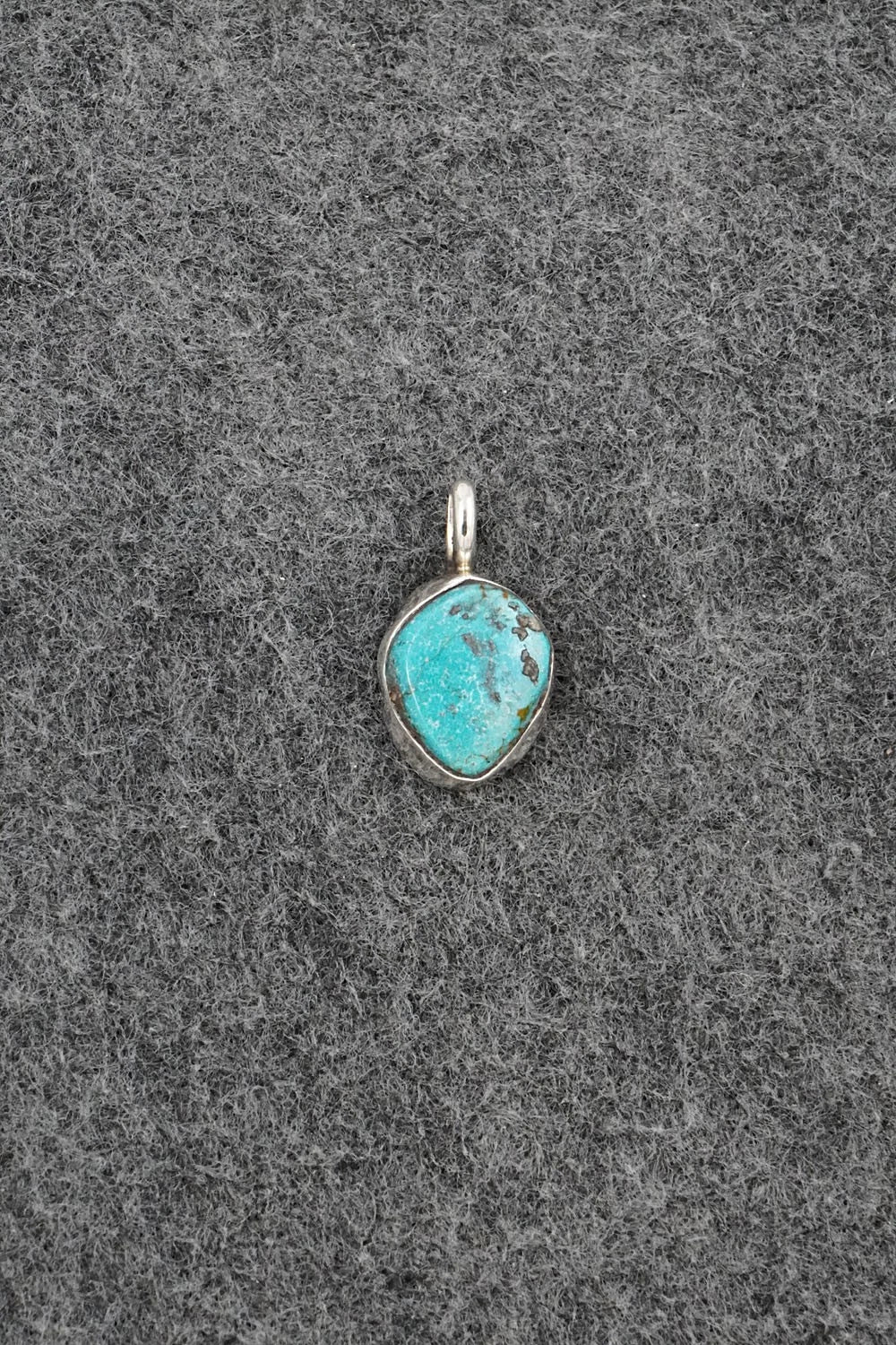 Turquoise & Sterling Silver Pendant - Ernest Hawthorne