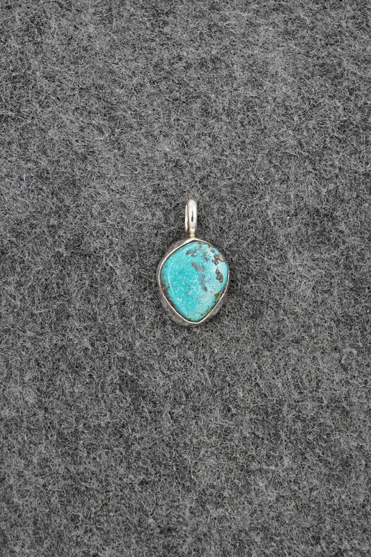 Turquoise & Sterling Silver Pendant - Ernest Hawthorne