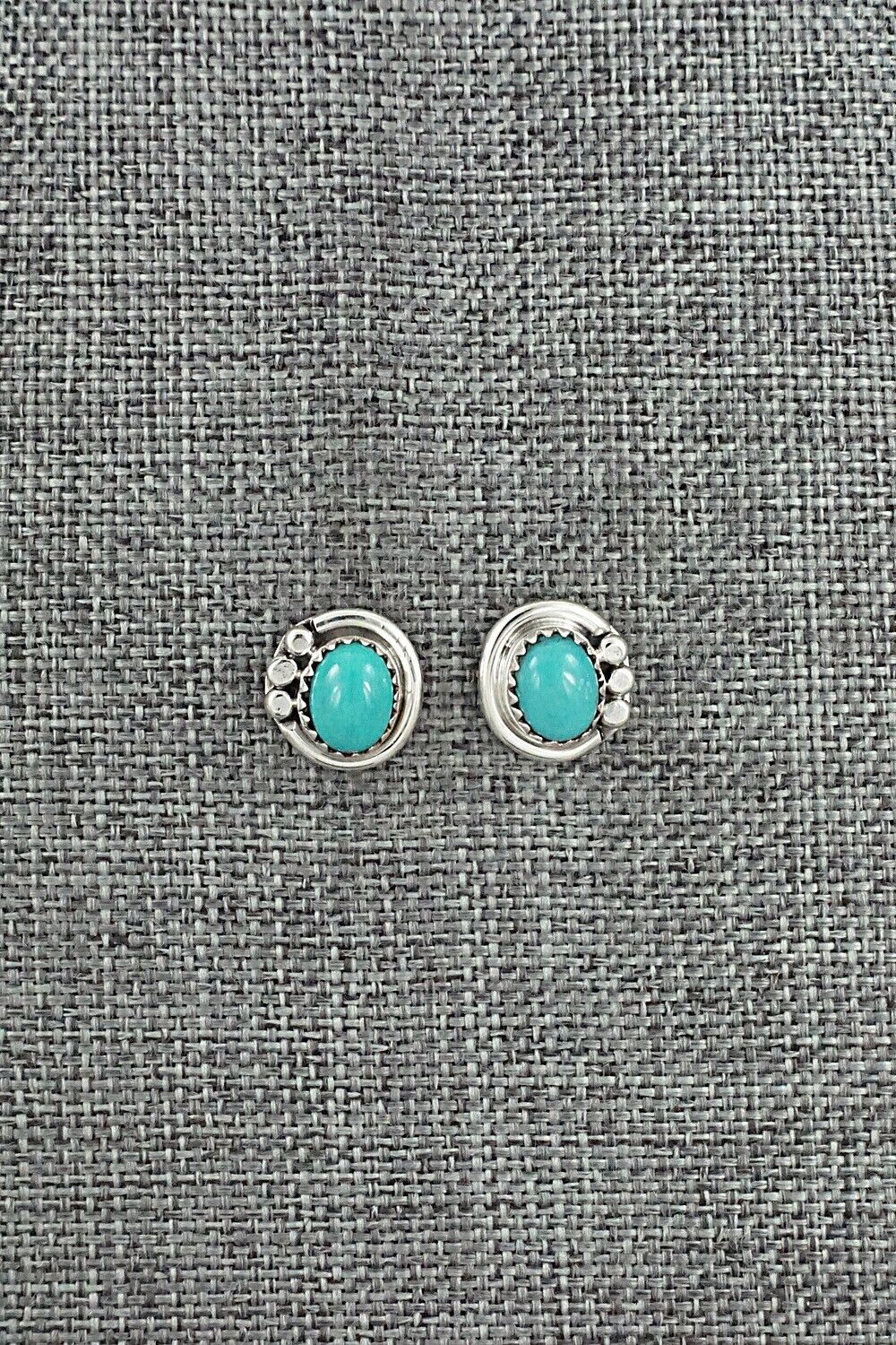 Turquoise & Sterling Silver Earrings - Rita Largo