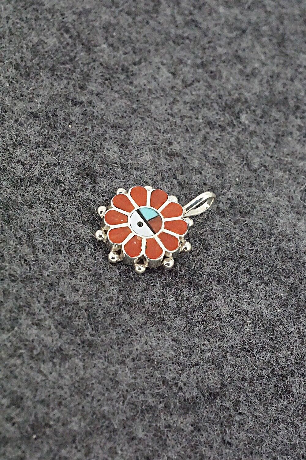Multi Stone & Sterling Silver Pendant - Maxine Soseeah