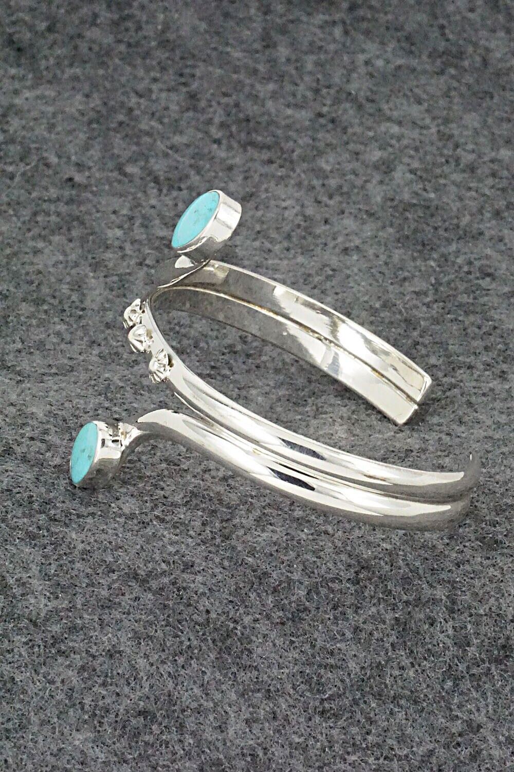 Turquoise & Sterling Silver Bracelet - Thomas Yazzie