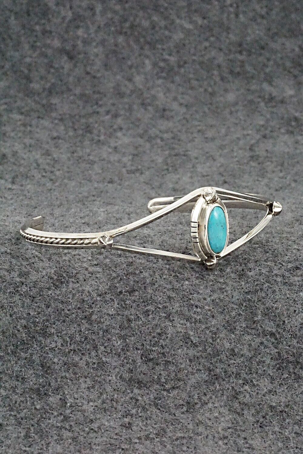 Turquoise & Sterling Silver Bracelet - Amos Begay