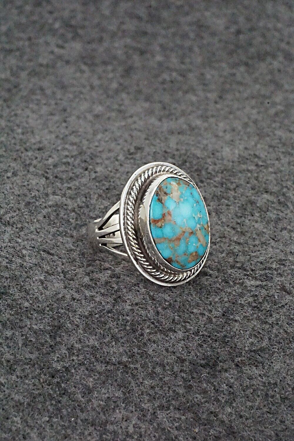 Turquoise & Sterling Silver Ring - Marita Benally - Size 7