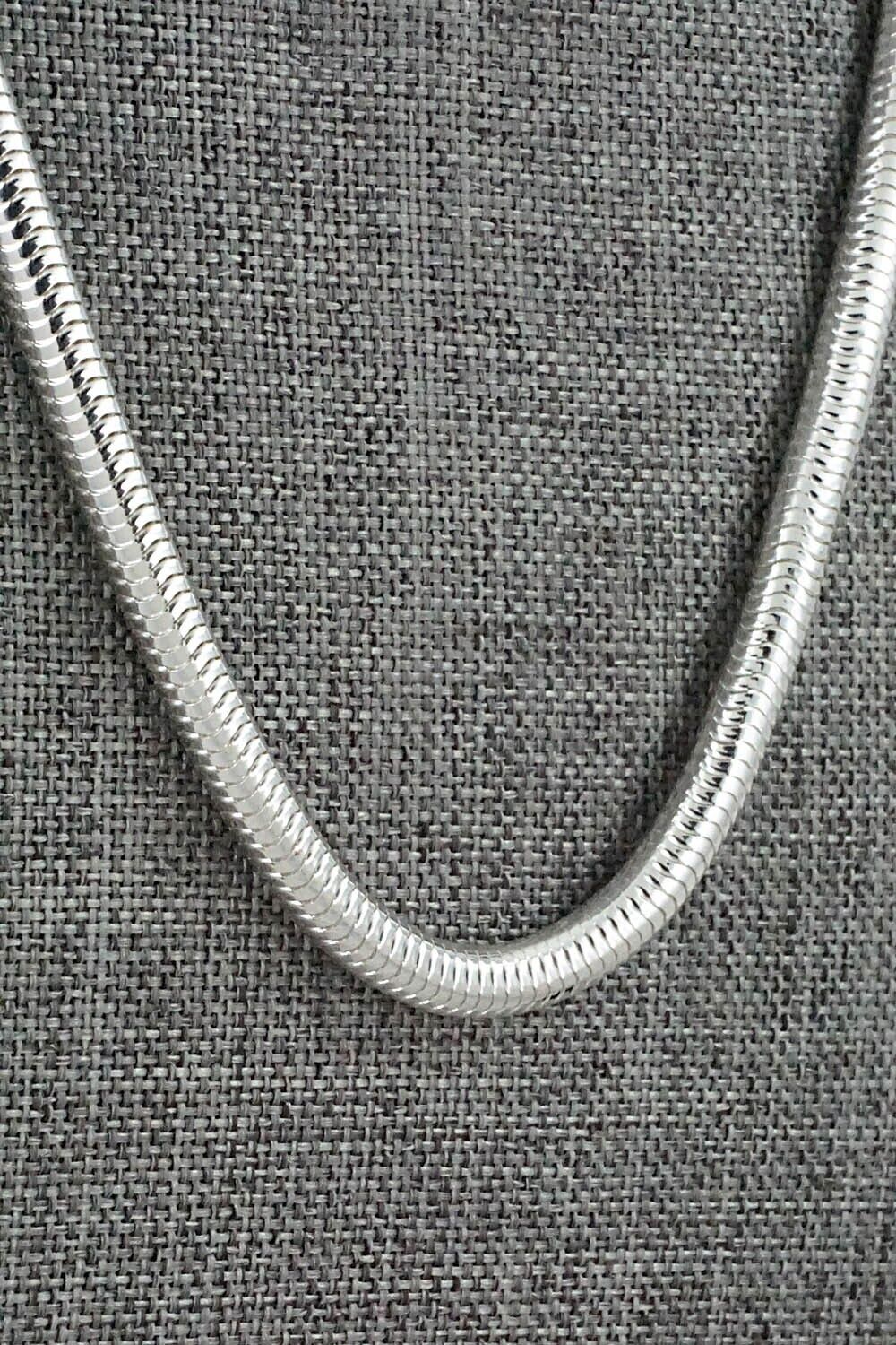 Sterling Silver Chain Necklace - Sterling Silver 18"