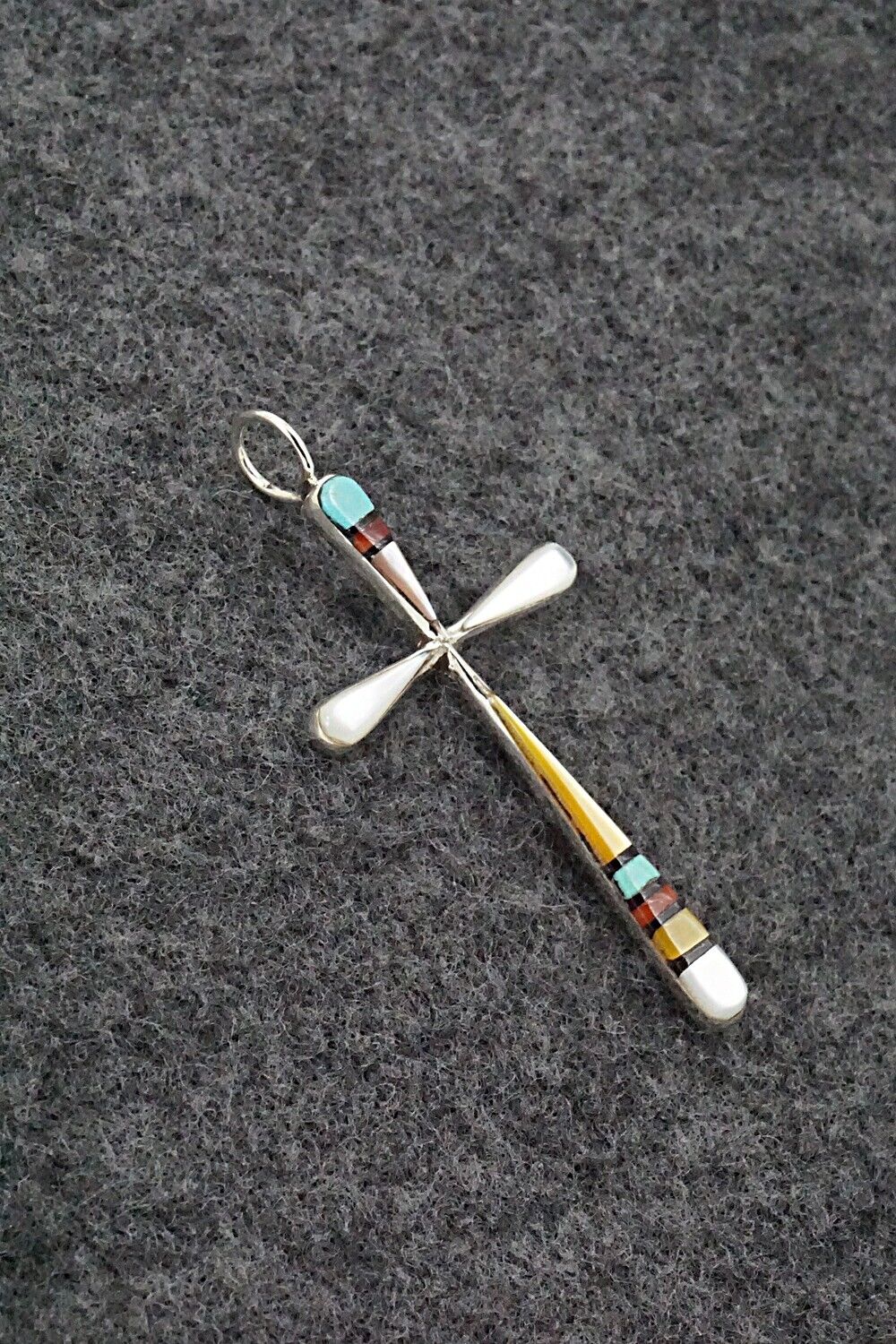 Multi Stone & Sterling Silver Pendant - Sylvester Noche