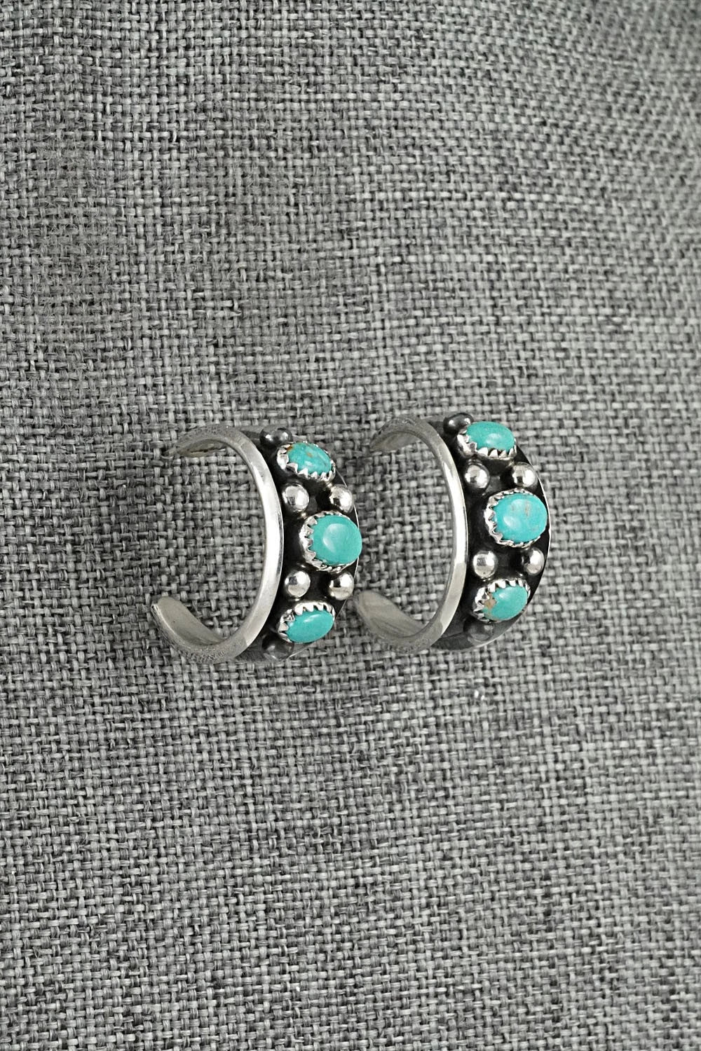 Turquoise & Sterling Silver Earrings - Paul Largo