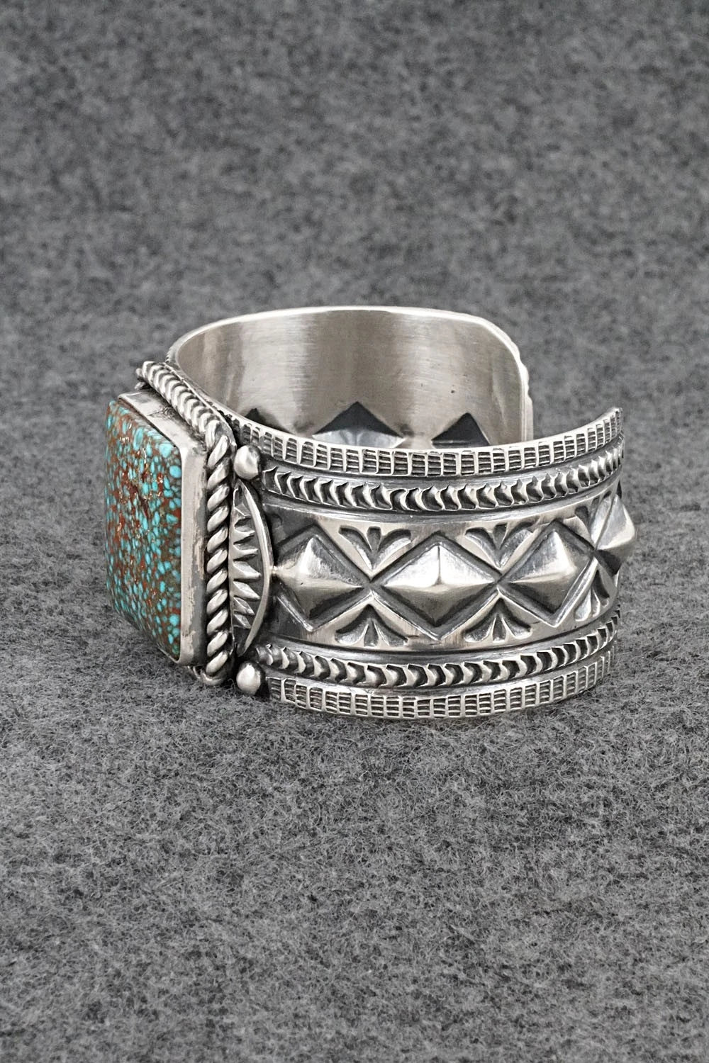 Turquoise & Sterling Silver Bracelet - Arnold Blackgoat
