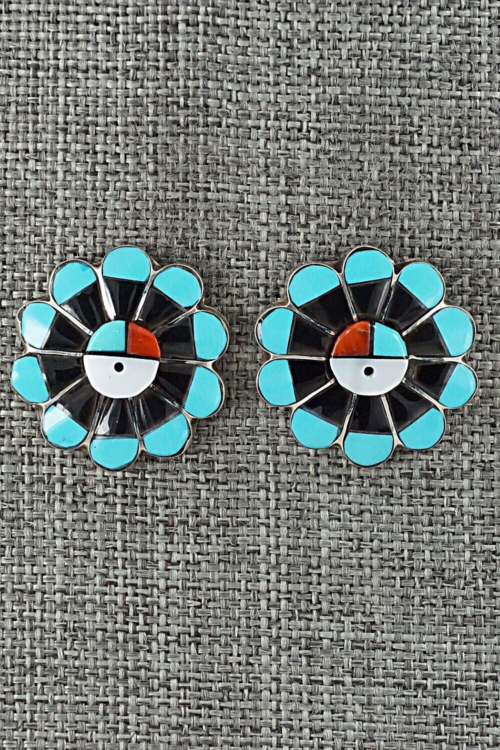 Multi-Stone & Sterling Silver Earrings - Romero Vacit