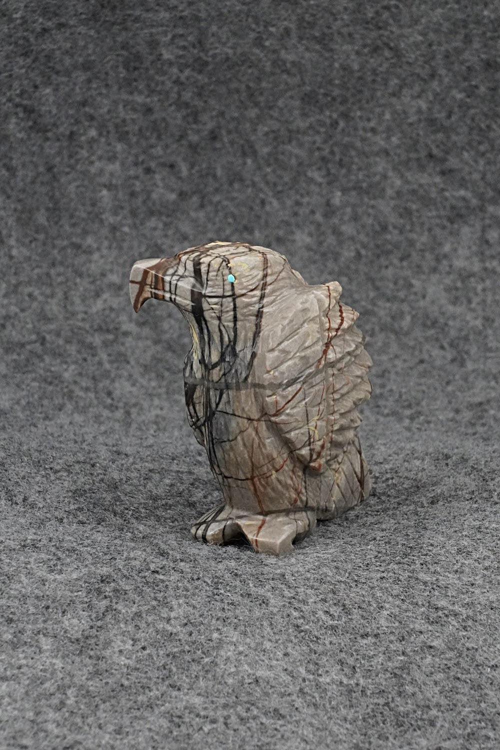 Eagle Zuni Fetish Carving - Tony Mackel