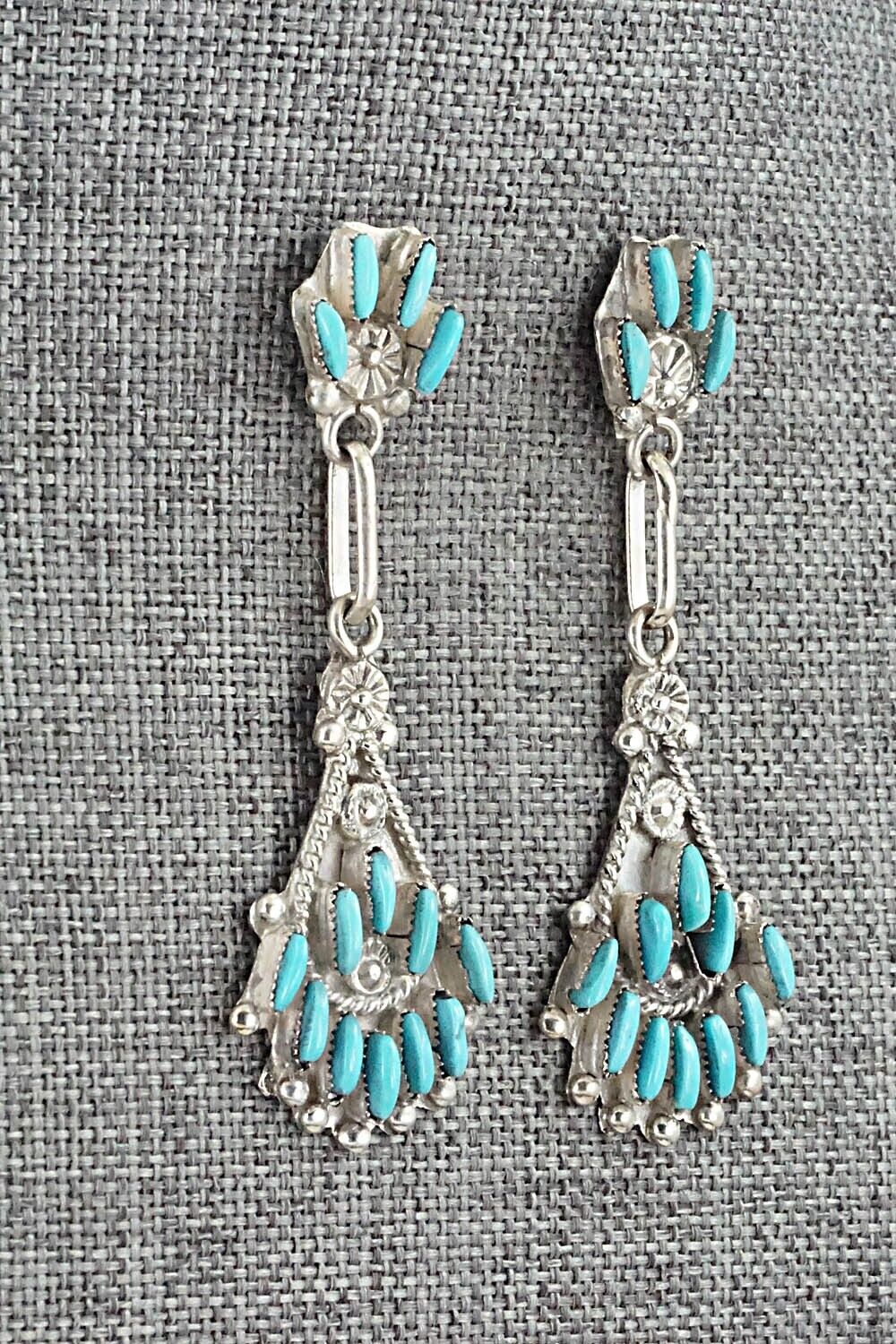 Turquoise & Sterling Silver Necklace Set - Eva Wyaco