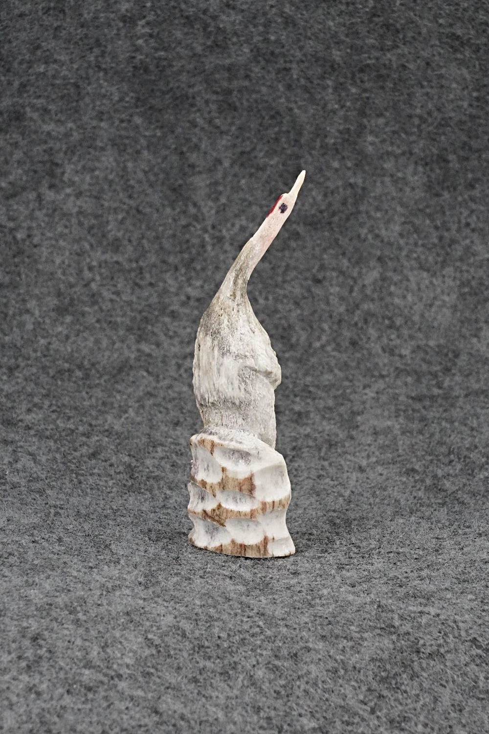 Crane Zuni Fetish Carving - Ruben Najera