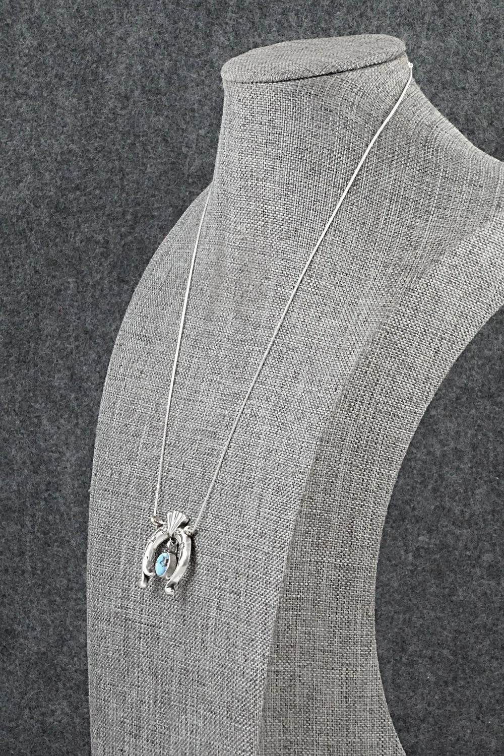 Turquoise & Sterling Silver Necklace - Gary Shorty