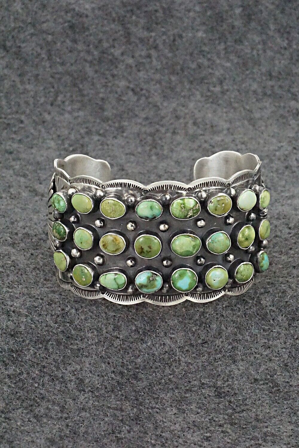 Turquoise & Sterling Silver Bracelet - Tom Lewis