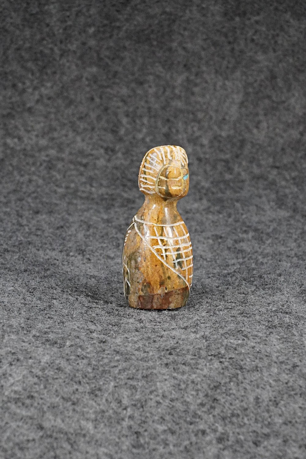 Corn Maiden Zuni Fetish Carving - Andres Jernention