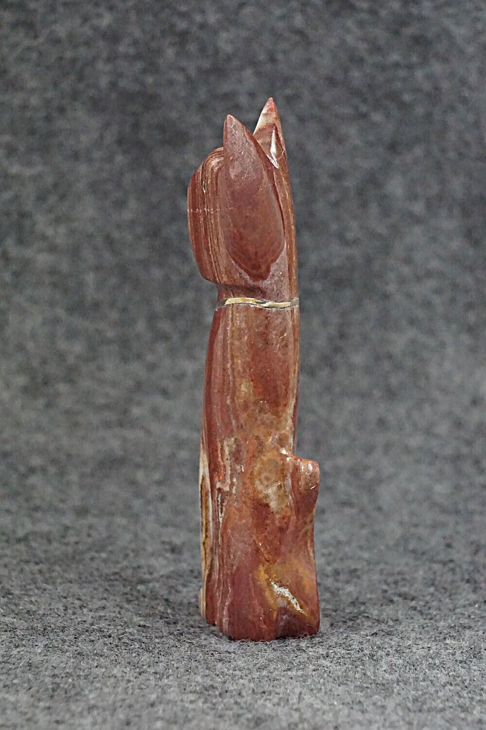 Cat Zuni Fetish Carving - Kenny Chavez