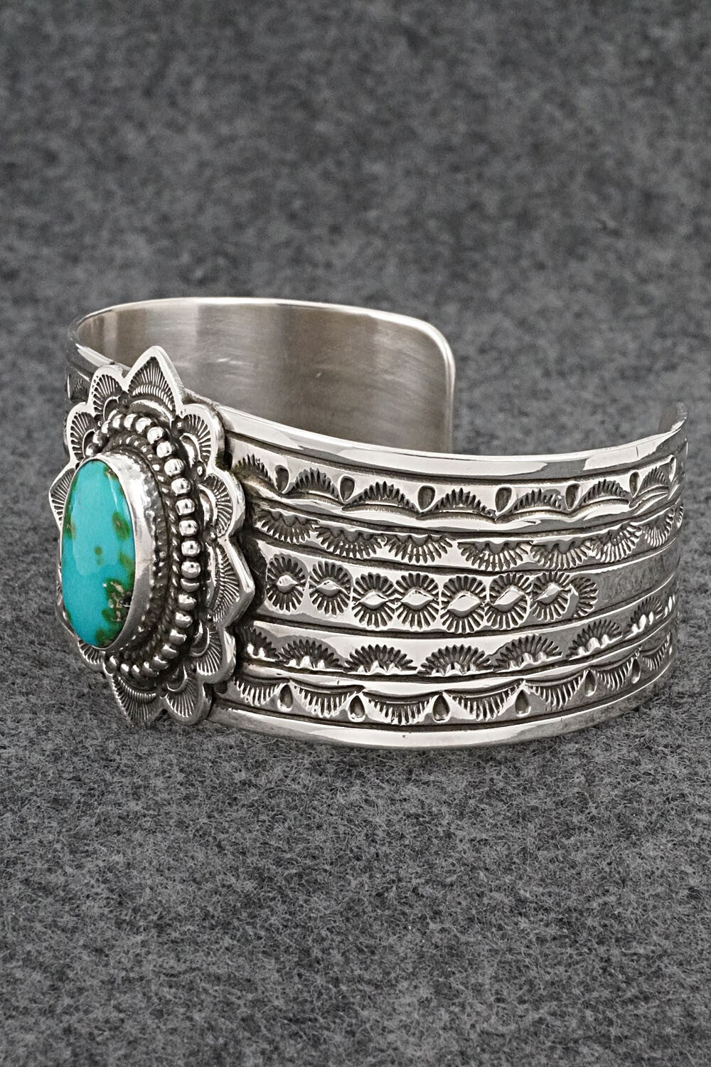 Turquoise & Sterling Silver Bracelet - Eula Wylie