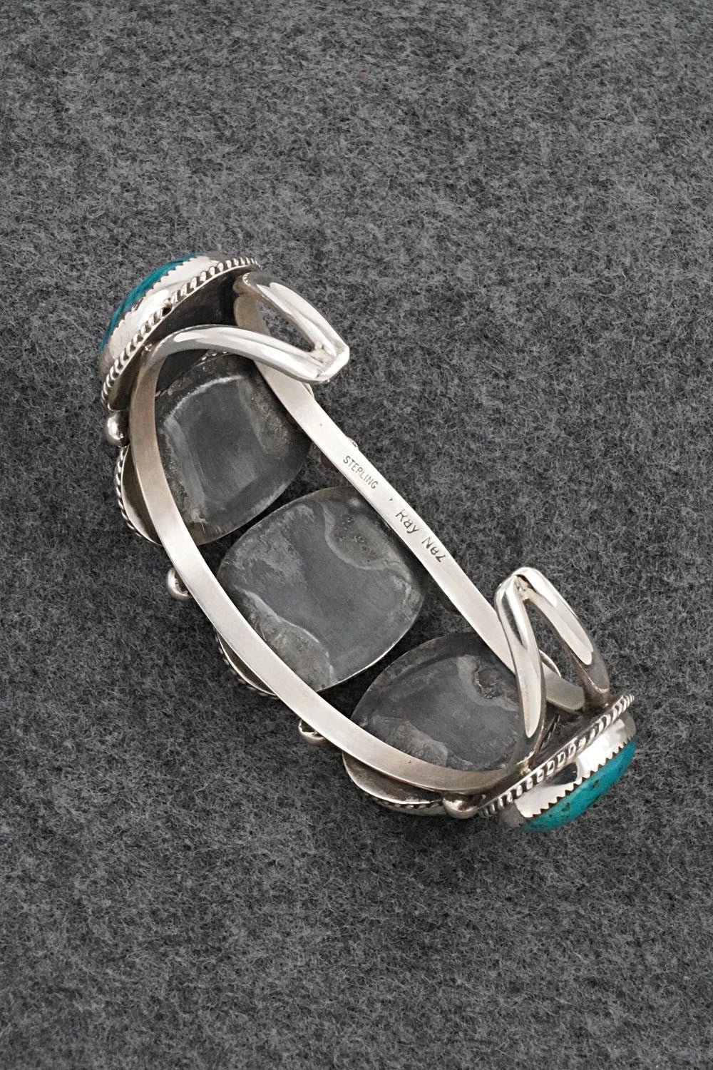 Turquoise & Sterling Silver Bracelet - Ray Nez