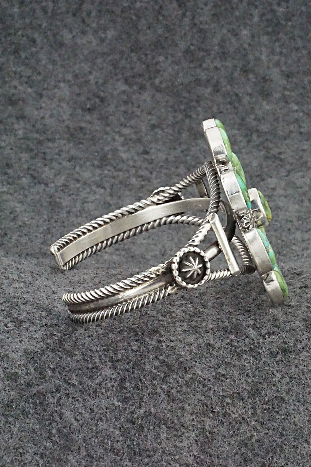 Turquoise & Sterling Silver Bracelet - Harry B. Yazzie