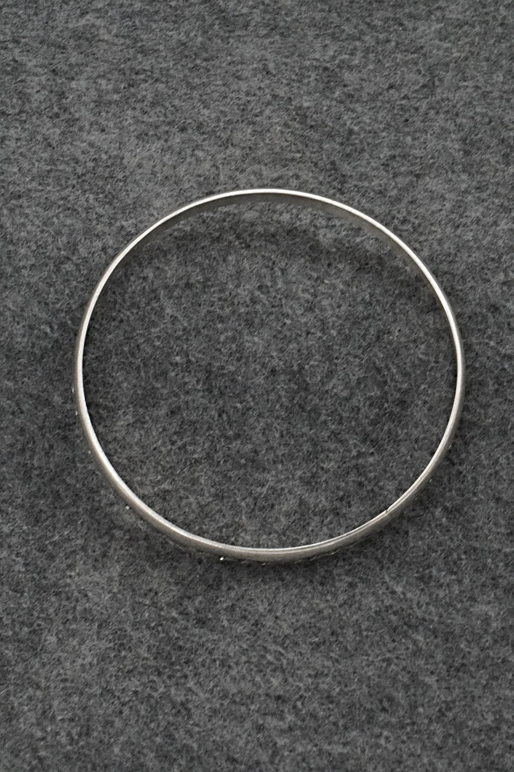 Sterling Silver Bangle Bracelet - Elaine Tahe