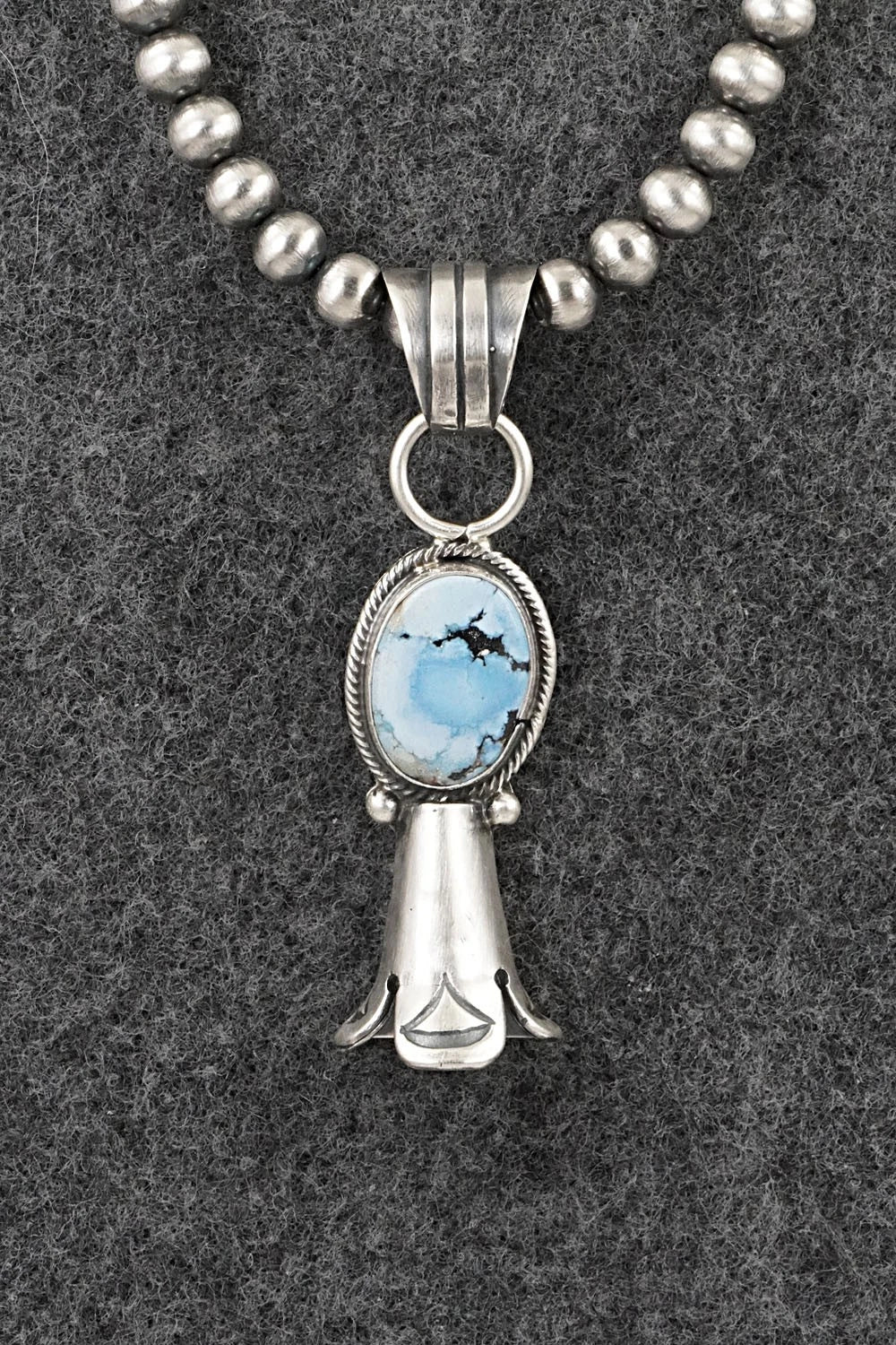 Turquoise & Sterling Silver Necklace - Sharon McCarthy