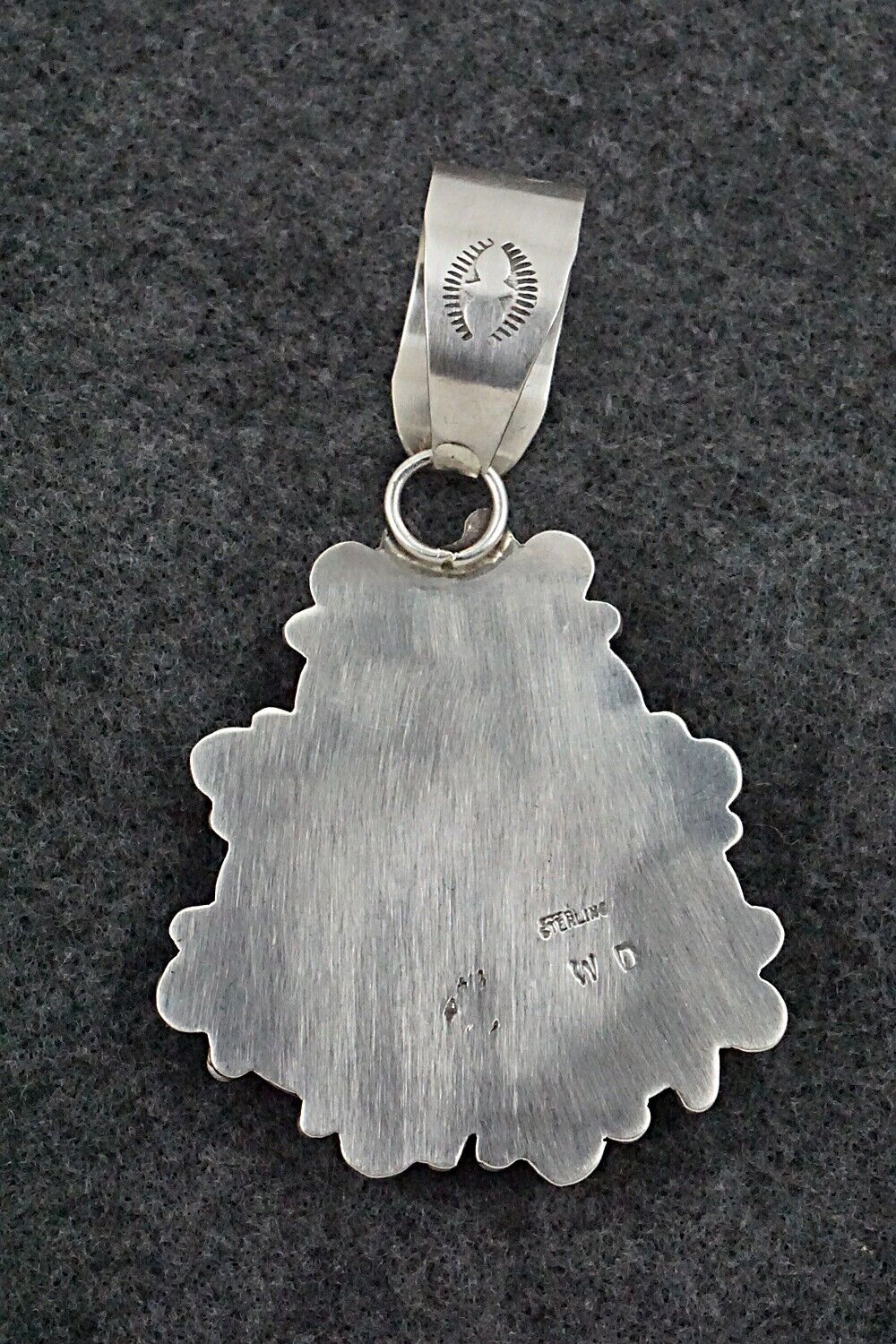 Spiny Oyster and Sterling Silver Pendant - Wilson Dawes