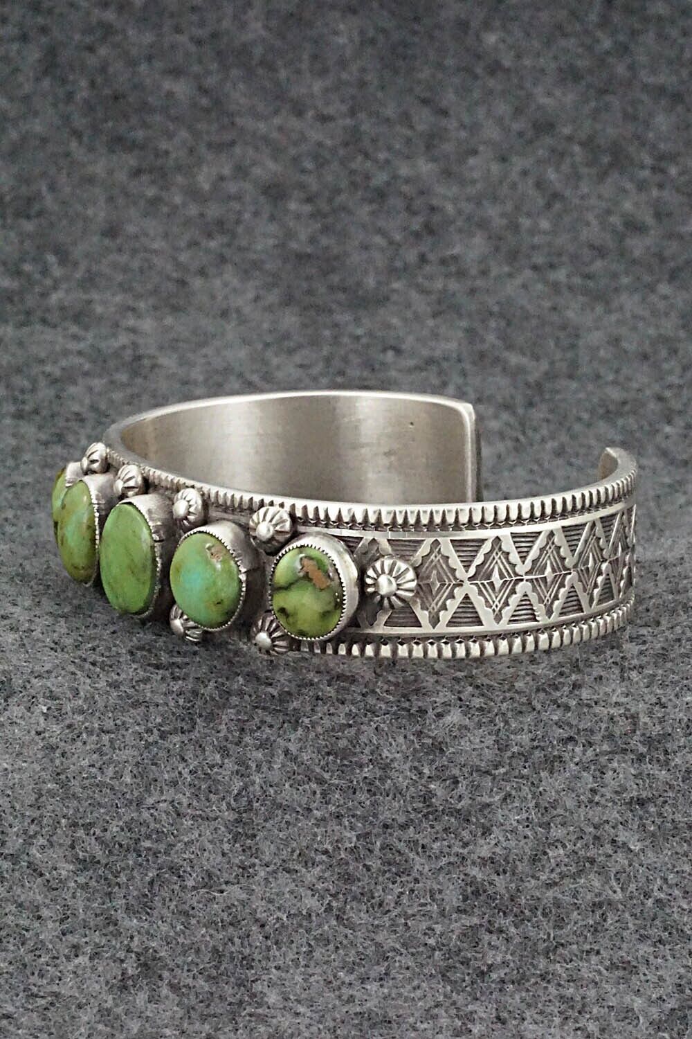 Turquoise and Sterling Silver Bracelet - Calvin Martinez