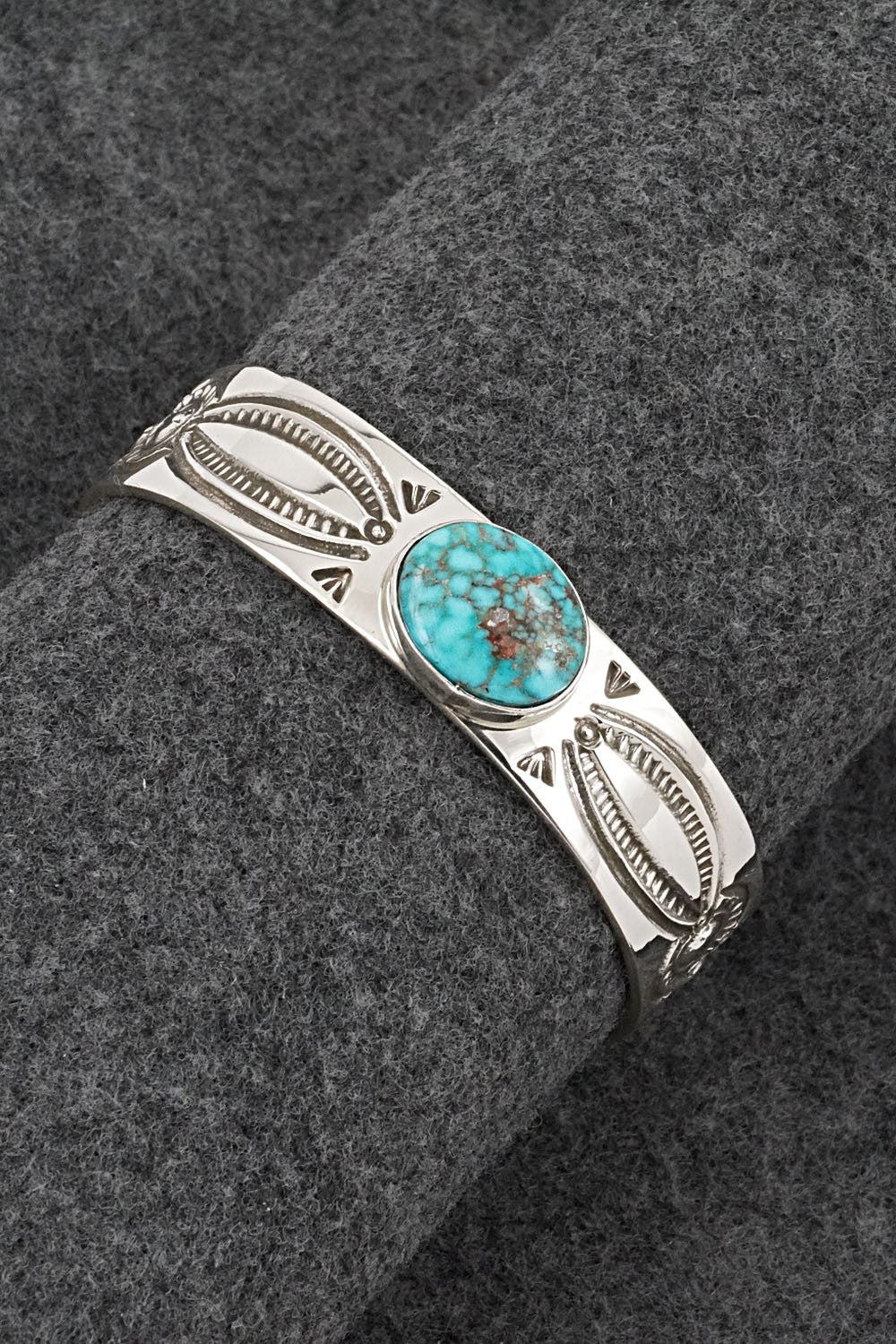 Turquoise & Sterling Silver Bracelet - Arnold Blackgoat