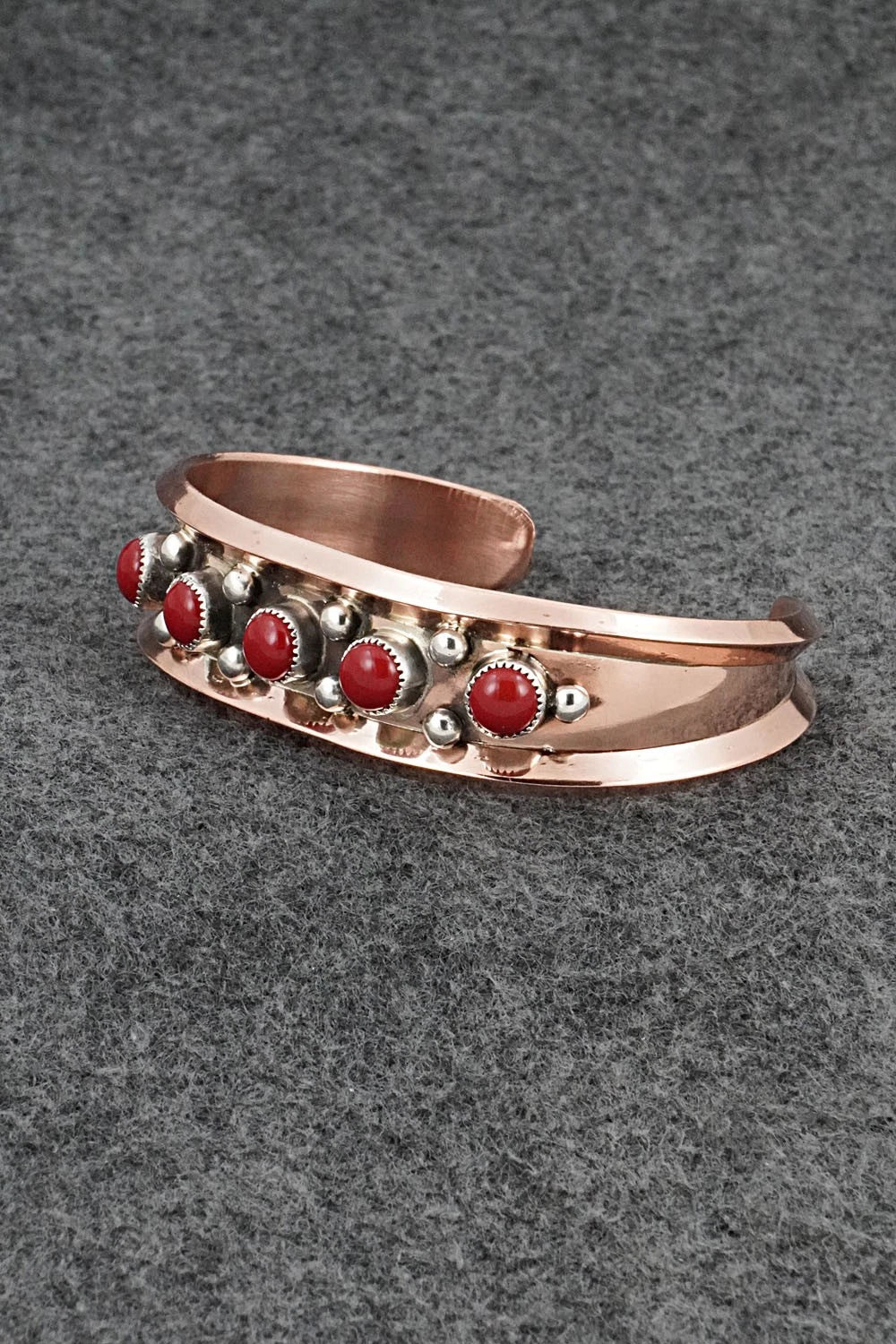 Coral & Copper Bracelet - Paul Largo