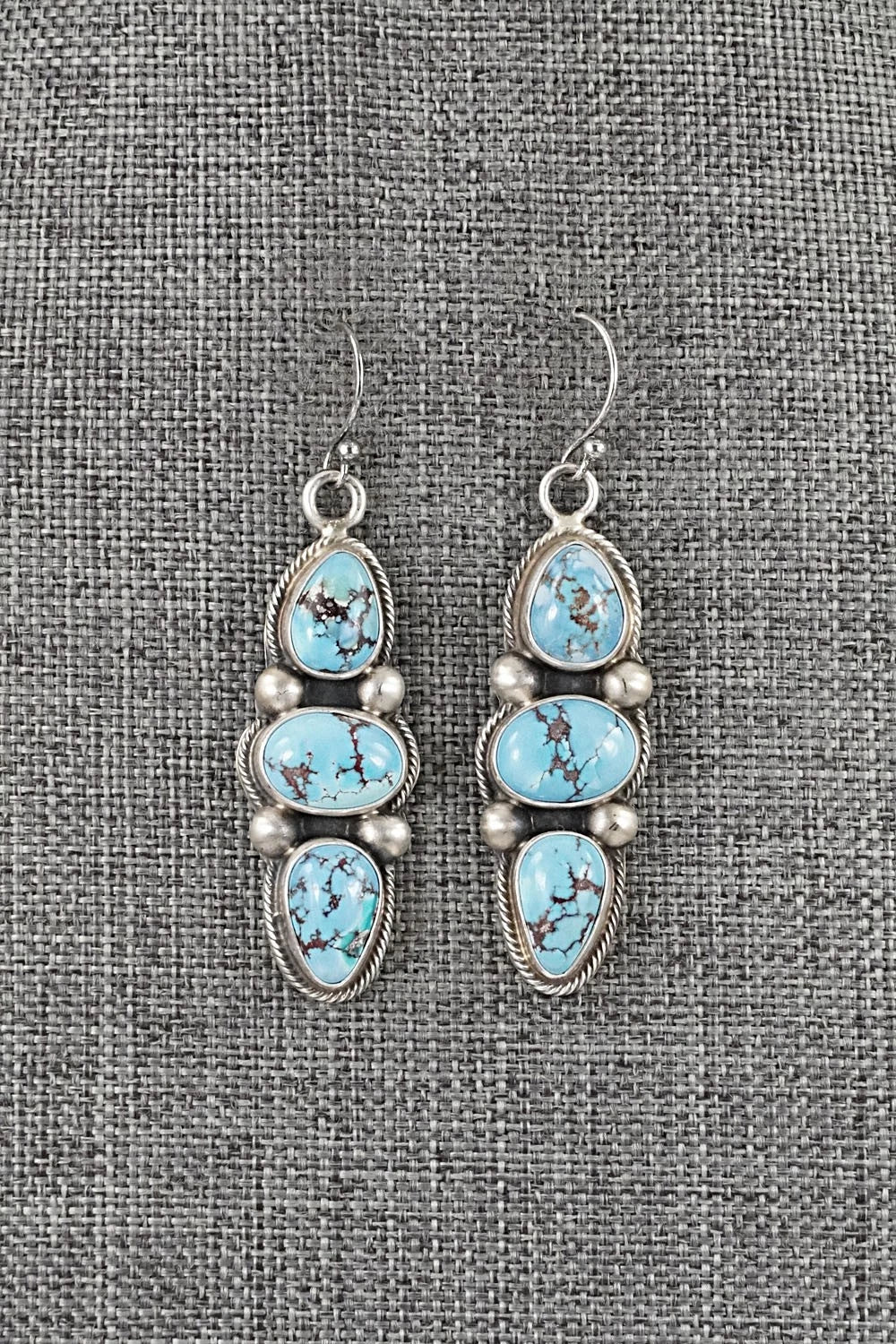 Turquoise & Sterling Silver Squash Blossom Set - Kathleen Livingston