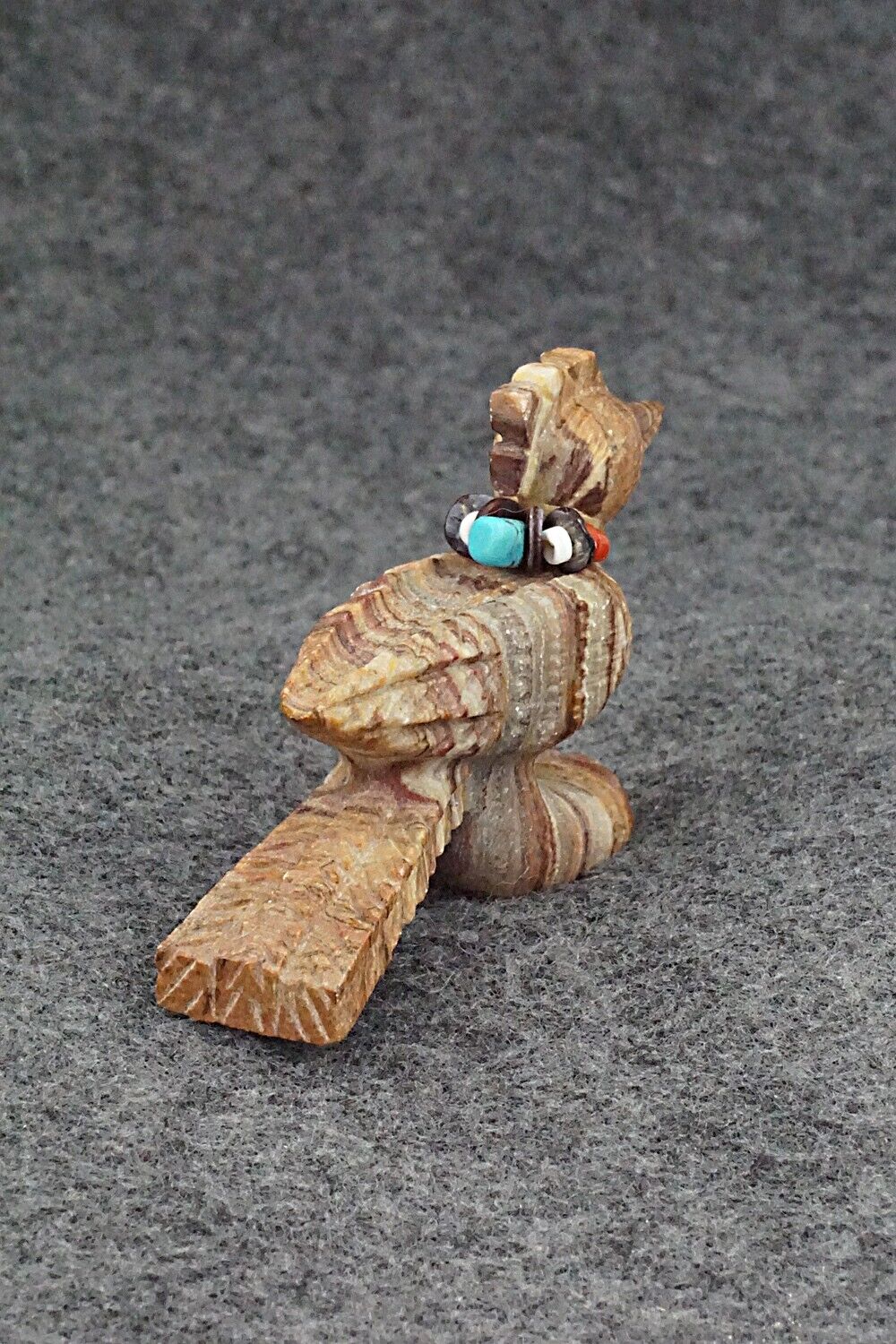 Roadrunner Zuni Fetish Carving - Douglas Martza