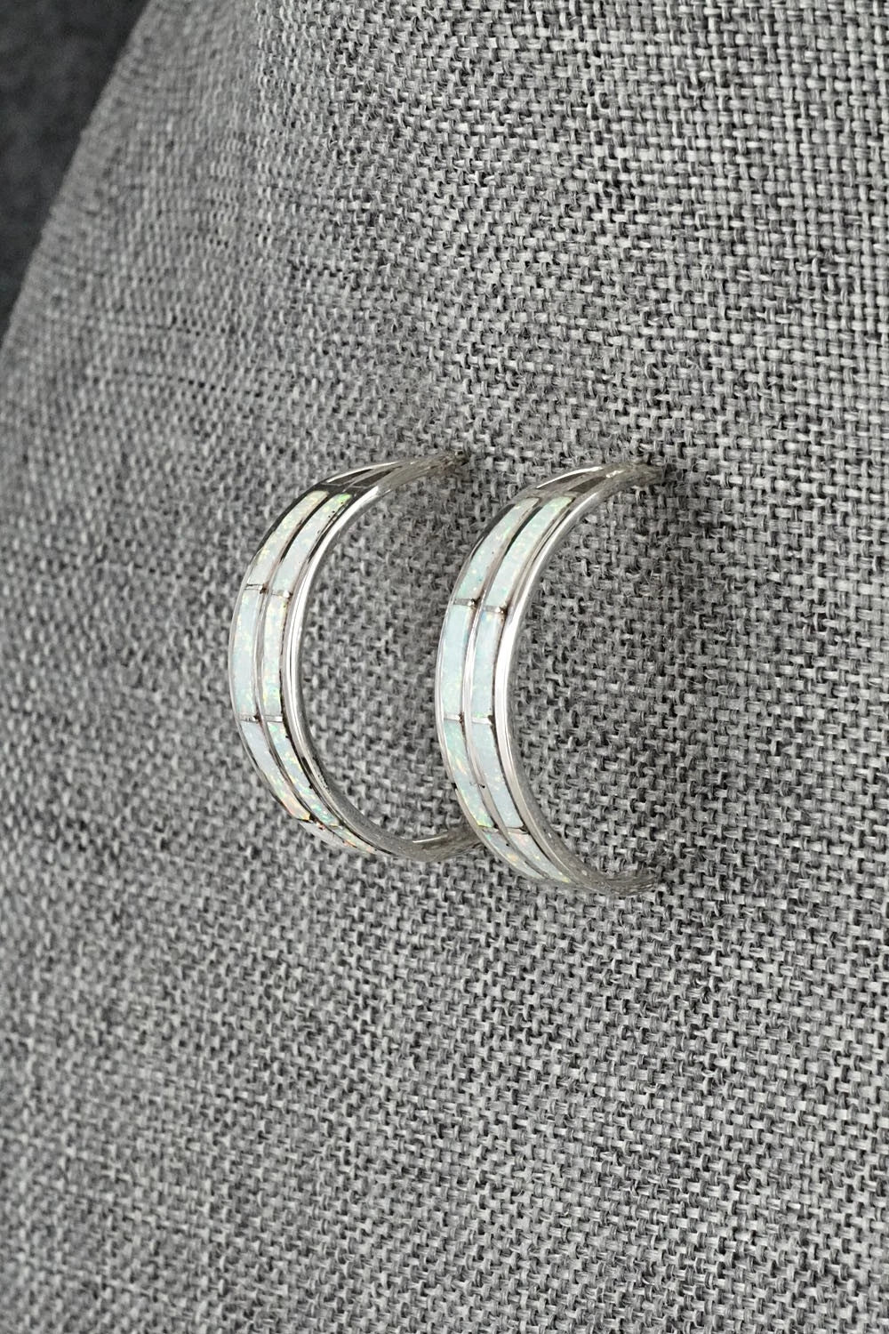 Opalite & Sterling Silver Earrings - Andrew Enrico