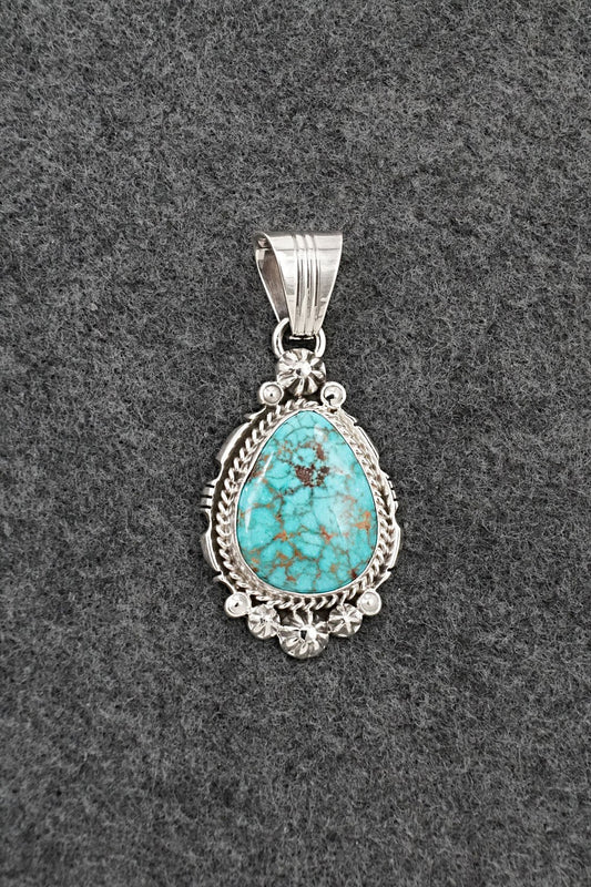 Turquoise & Sterling Silver Pendant - Daniel Benally