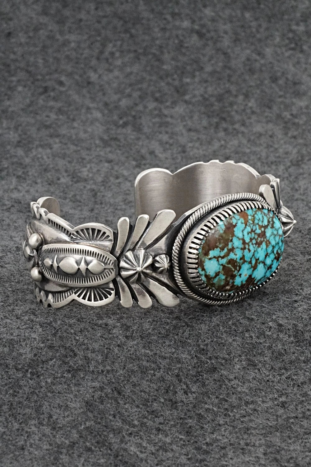 Turquoise & Sterling Silver Bracelet - Mark Yazzie