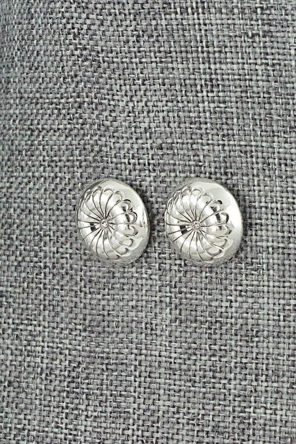 Sterling Silver Earrings - Marie Yazzie