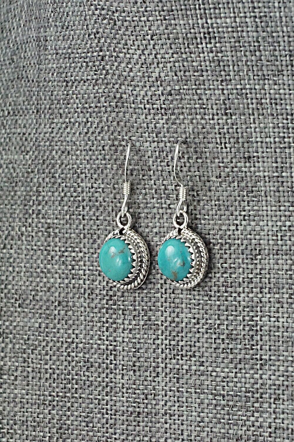 Turquoise & Sterling Silver Earrings - Sharon McCarthy