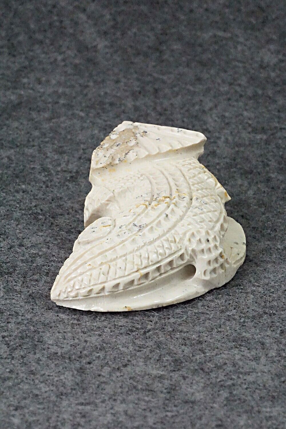 Horned Toad Zuni Fetish Carving - Jensen Charlie