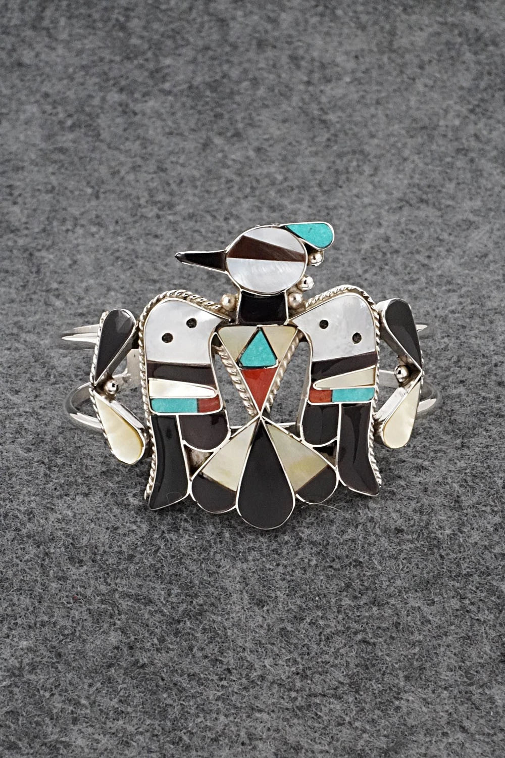 Multi-Stone & Sterling Silver Bracelet - Corraine Shack