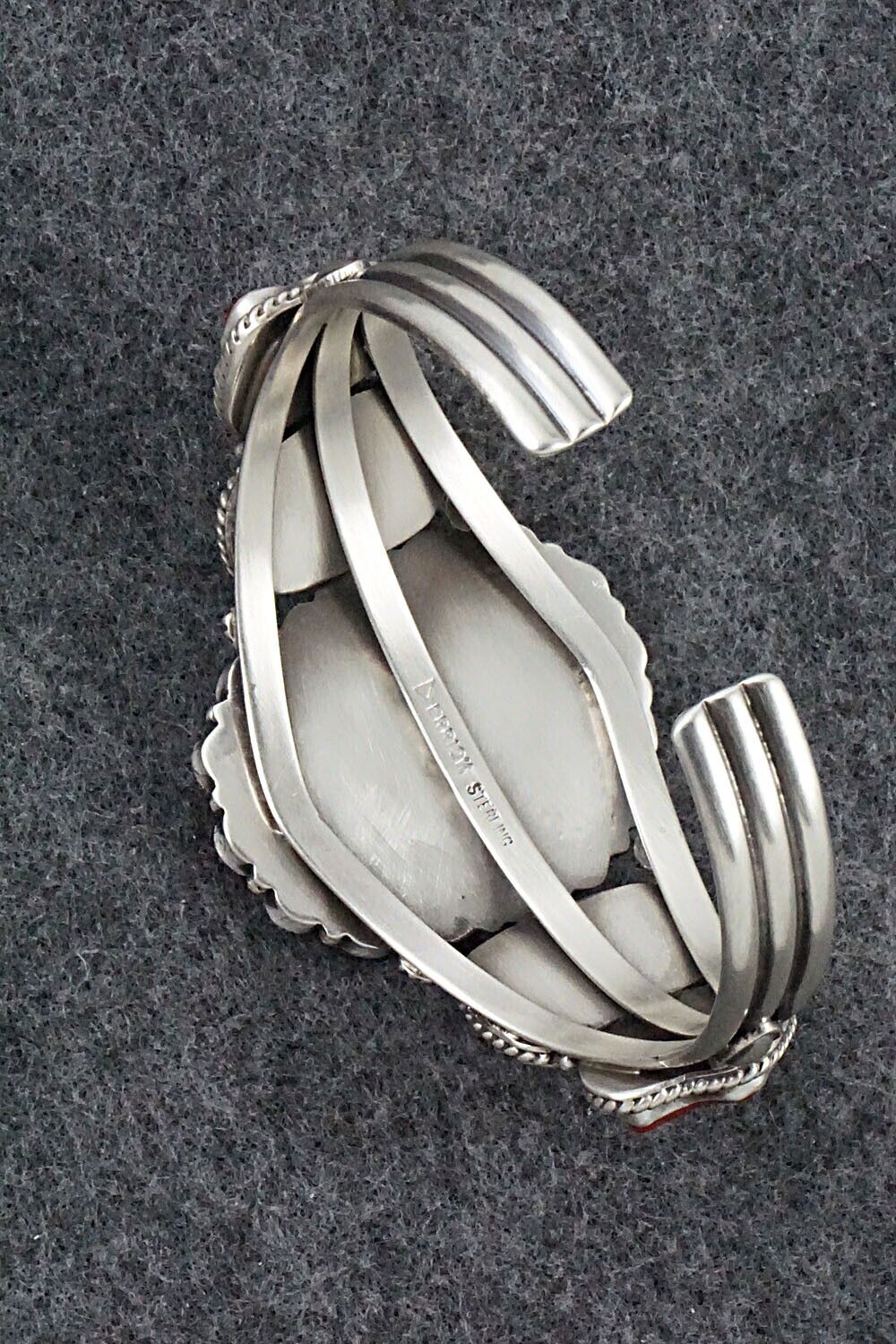 Coral & Sterling Silver Bracelet - Derrick Gordon