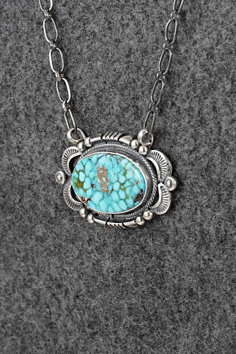 Turquoise & Sterling Silver Necklace - Daniel Benally