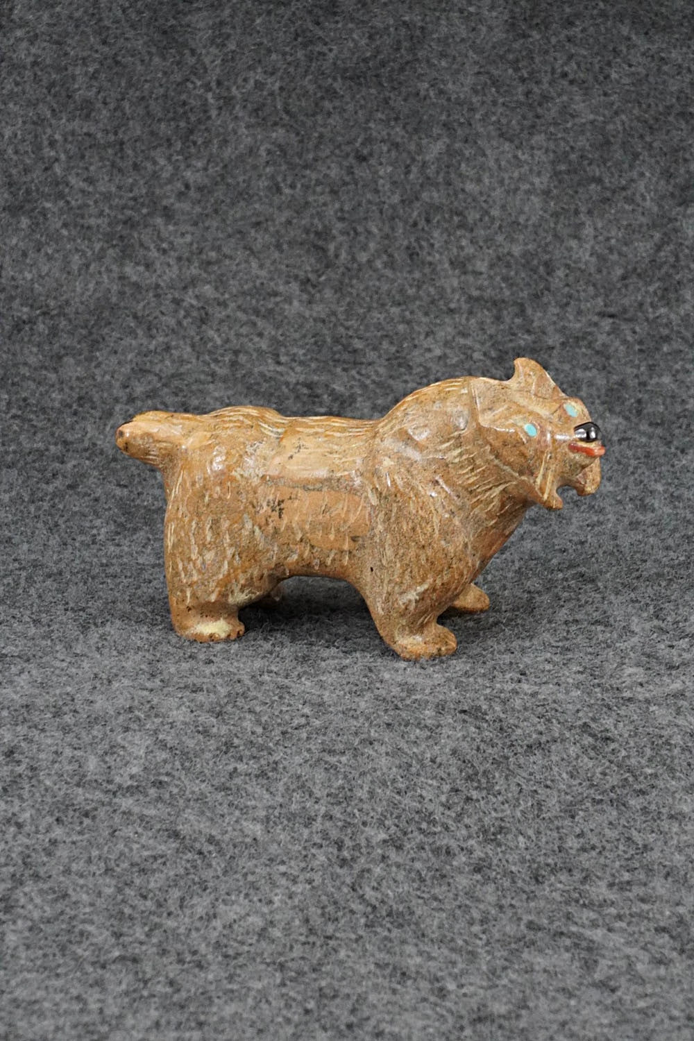 Bobcat Zuni Fetish Carving - Freddie Leekya