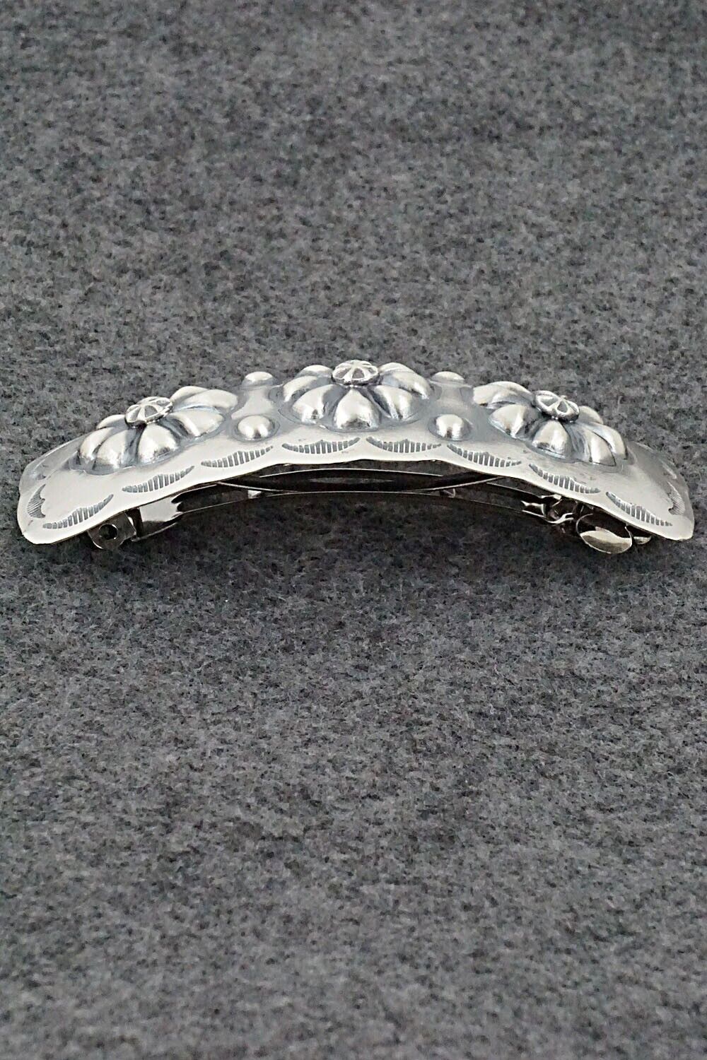 Sterling Silver Hair Barrette - Tim Yazzie