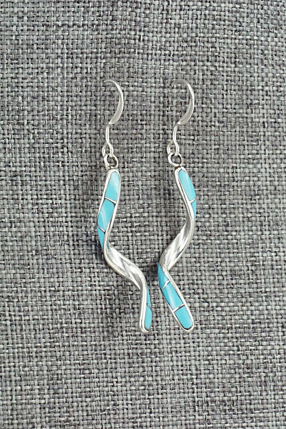 Turquoise & Sterling Silver Earrings - Ira Johnson