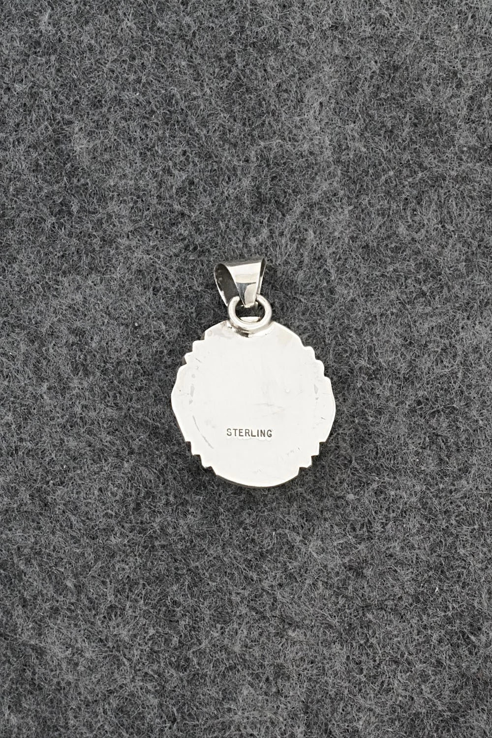 Turquoise and Sterling Silver Pendant - Gene Martinez