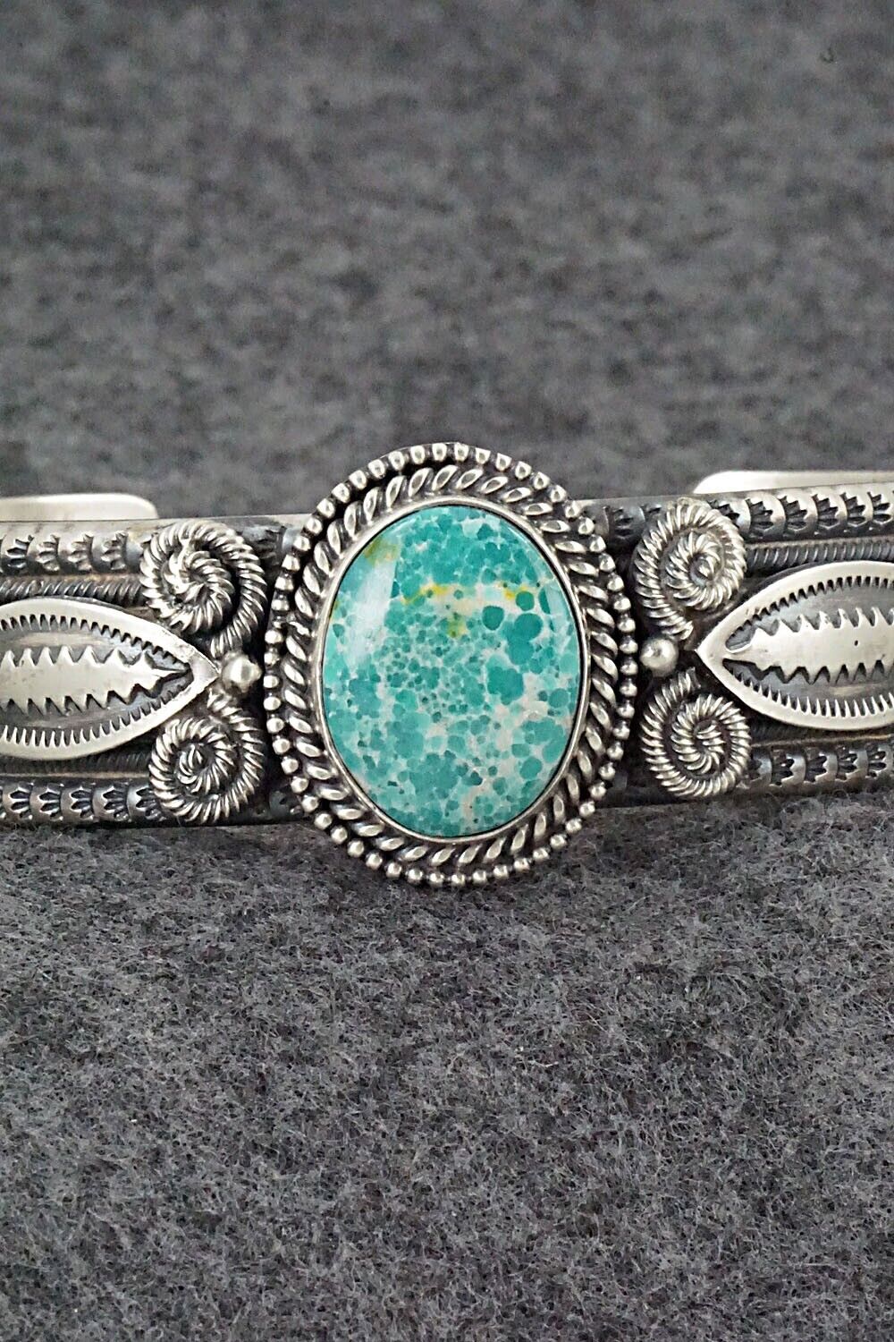 Turquoise & Sterling Silver Bracelet - Michael Calladitto