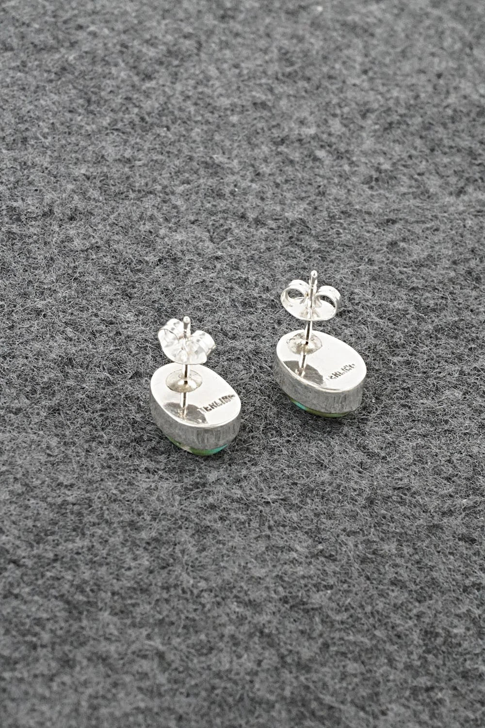 Turquoise & Sterling Silver Earrings - Rosemary Saunders