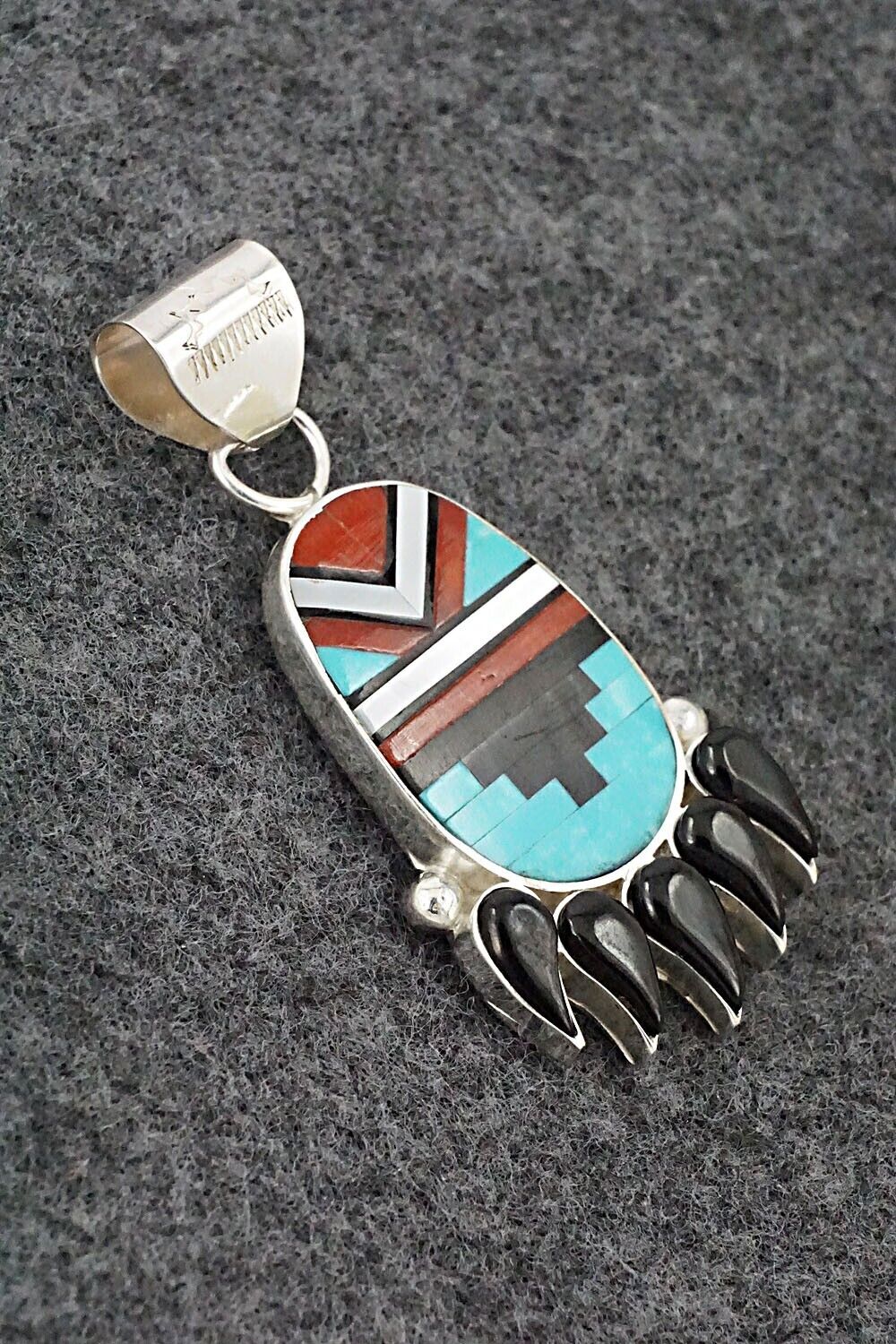 Multi-Stone & Sterling Silver Pendant - Michelle Peina