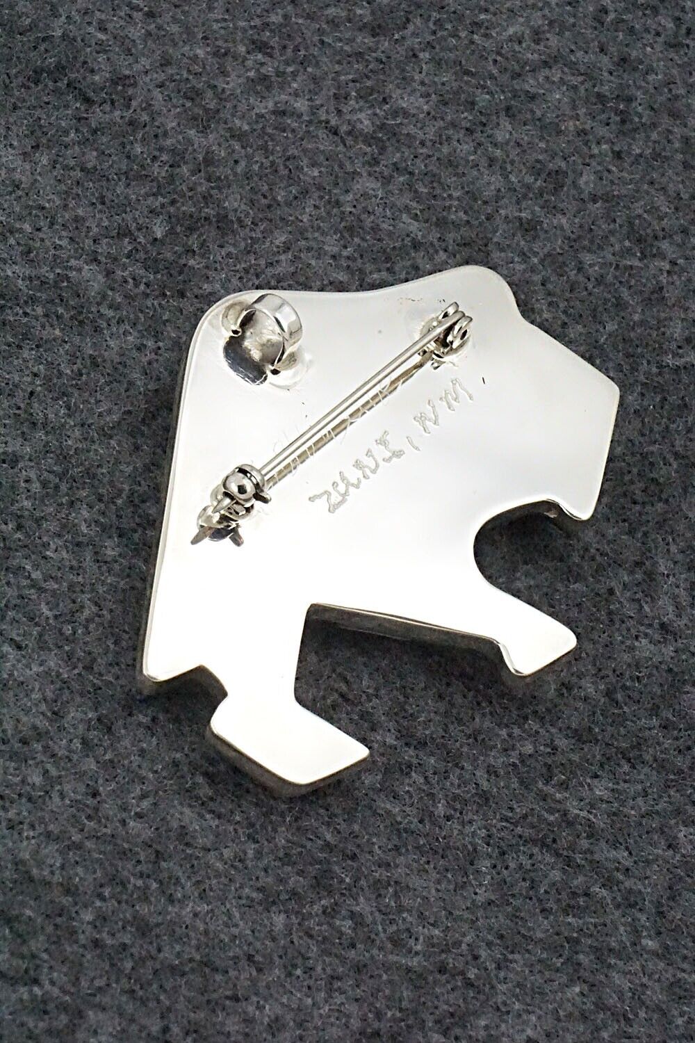 Multi-Stone & Sterling Silver Pendant/Pin - Ernie Ohmsatte